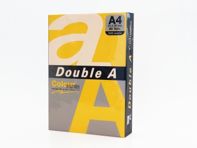 Popierius Double A, 80g, A4, 500 lapų, auksinė